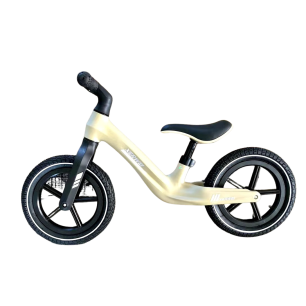 Lightweight Balance Bike Beige (pneumatic tires)