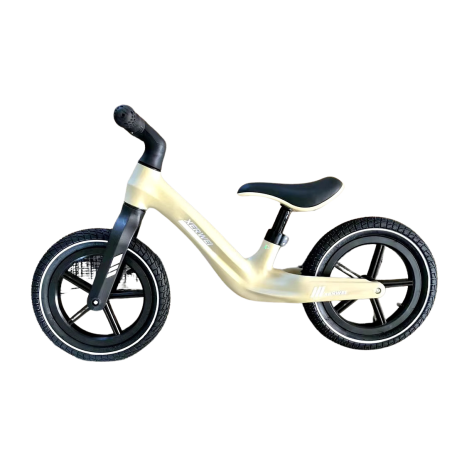 Lightweight Balance Bike Beige (pneumatic tires)