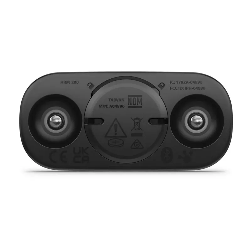 Garmin HRM 200 heart rate monitor Breast Bluetooth/ANT+ Black
