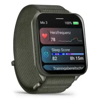 Garmin Venu X1 5.08 cm (2") AMOLED Digital 448 x 486 pixels Touchscreen Grey Wi-Fi GPS (satellite)