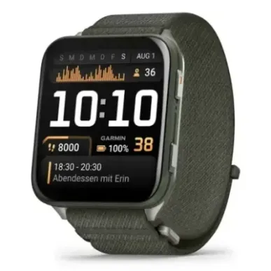 Garmin Venu X1 5.08 cm (2") AMOLED Digital 448 x 486 pixels Touchscreen Grey Wi-Fi GPS (satellite)
