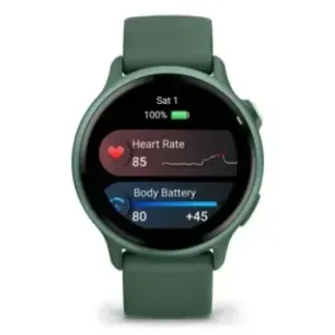 Garmin vívoactive 6 3.05 cm (1.2") AMOLED 42 mm Digital 390 x 390 pixels Touchscreen Green Wi-Fi GPS (satellite)