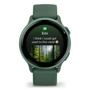 Garmin vívoactive 6 3.05 cm (1.2") AMOLED 42 mm Digital 390 x 390 pixels Touchscreen Green Wi-Fi GPS (satellite)