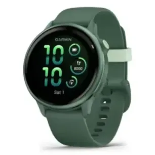 Garmin vívoactive 6 3.05 cm (1.2") AMOLED 42 mm Digital 390 x 390 pixels Touchscreen Green Wi-Fi GPS (satellite)