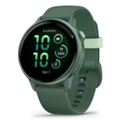 Garmin vívoactive 6 3.05 cm (1.2") AMOLED 42 mm Digital 390 x 390 pixels Touchscreen Green Wi-Fi GPS (satellite)