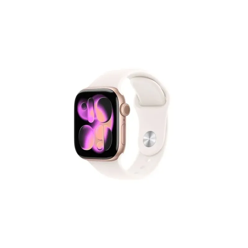 Apple Watch Series 11 (2025) GPS 42mm Rose Gold Alu Case, Light Blush Sport Band S/M EU MEU04