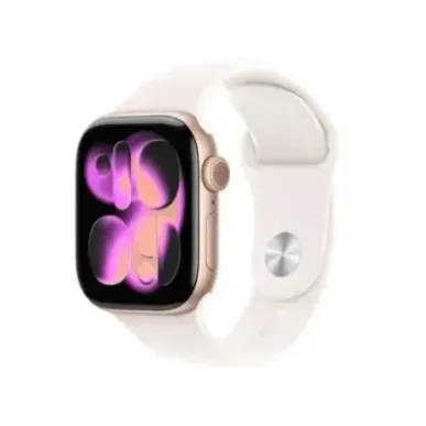 Apple Watch Series 11 (2025) GPS 42mm Rose Gold Alu Case, Light Blush Sport Band S/M EU MEU04
