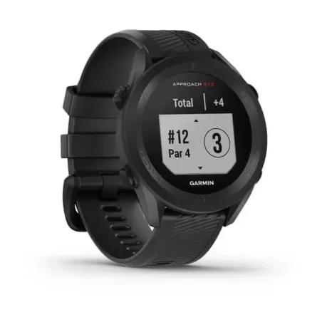 Garmin Approach S12 MIP 43 mm Digital 175 x 175 pixels Touchscreen Black GPS (satellite)
