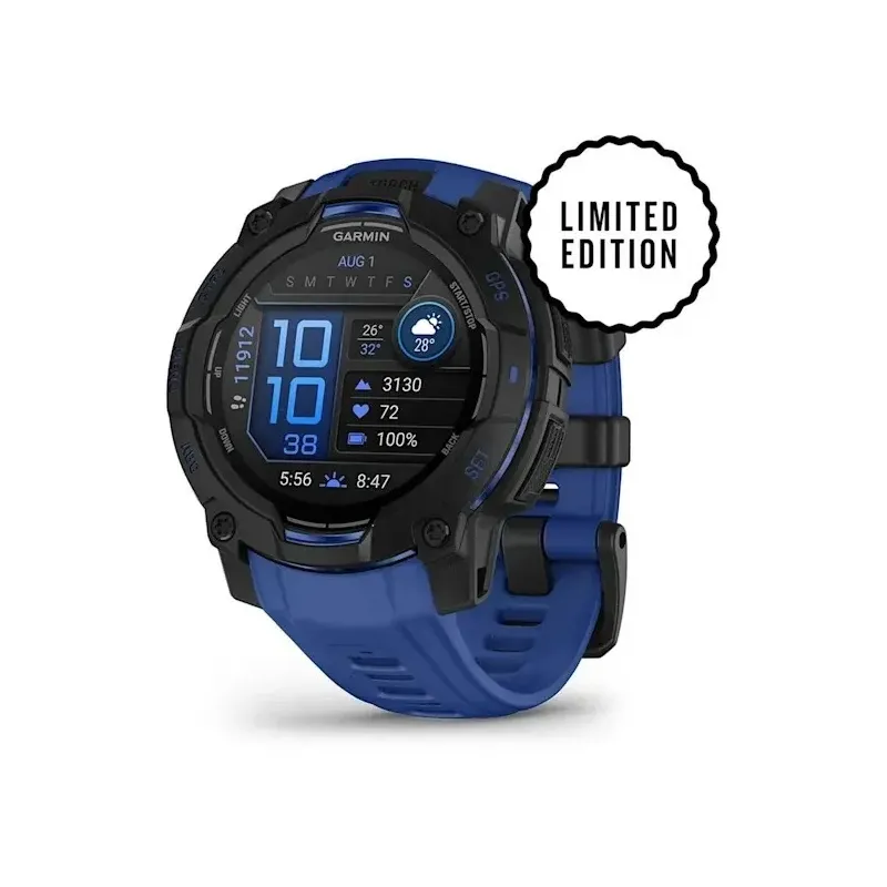 Garmin Instinct 3 3.05 cm (1.2") AMOLED 45 mm Digital 390 x 390 pixels Black GPS (satellite)