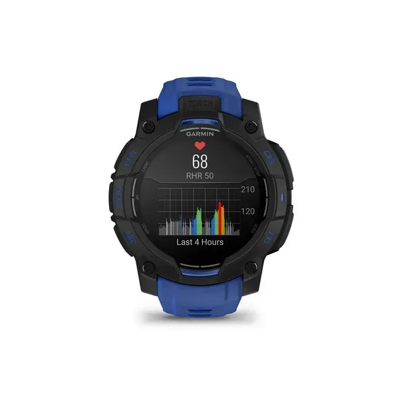Garmin Instinct 3 3.05 cm (1.2") AMOLED 45 mm Digital 390 x 390 pixels Black GPS (satellite)