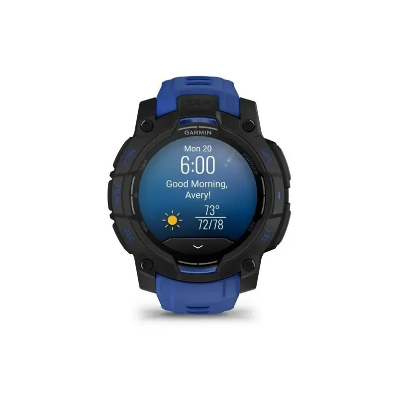Garmin Instinct 3 3.05 cm (1.2") AMOLED 45 mm Digital 390 x 390 pixels Black GPS (satellite)