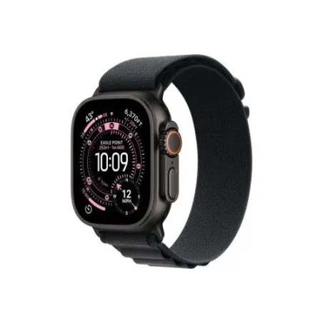 Apple Watch Ultra 3 (2025) GPS + Cellular 5G 49mm Black Titanium Case with Black Alpine Loop Medium EU MF0V4