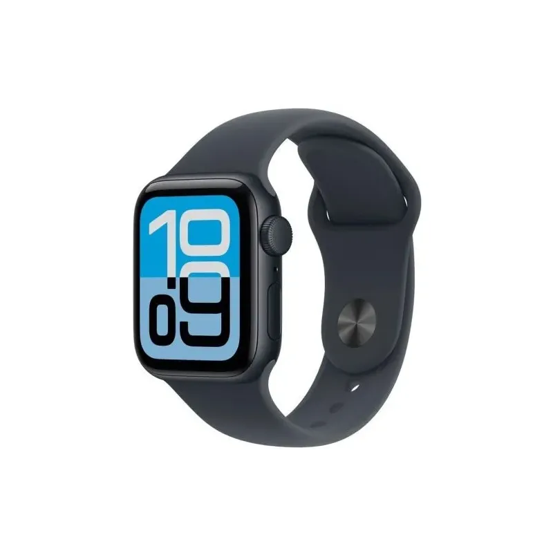 Apple Watch SE 3 (2025) GPS 40mm Mindnight Alu Case, Midnight Sport Band S/M EU MEH94