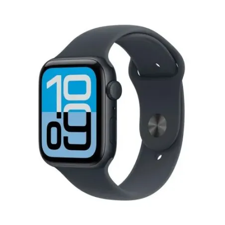 Apple Watch SE 3 (2025) GPS 44mm Midnight Alu Case, Midnight Sport Strap S/M EU MEHN4