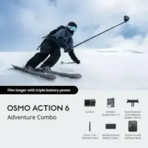 CAMERA OSMO ACTION 6 ADVENTURE/COMBO CP.OS.00000506 DJI