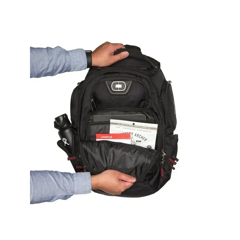 OGIO BACKPACK GAMBIT BLACK P/N: 111072_03