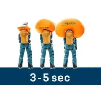 Deuter Alproof Lite 20 SL cinnamon/black - avalanche rucksack