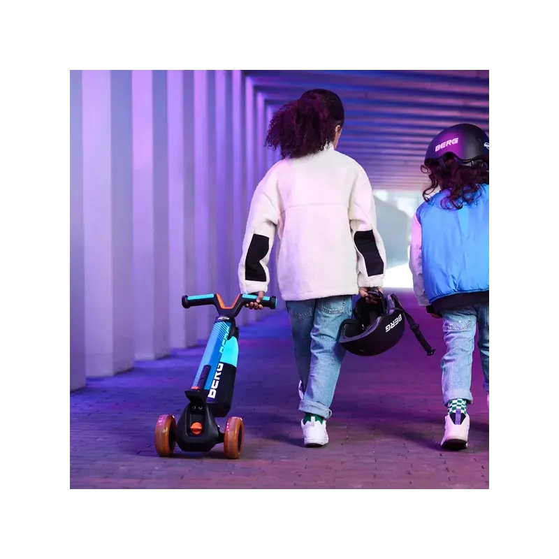 BERG Nexo LED Scooter – Kids 3-Wheel Scooter with LED Front Wheels