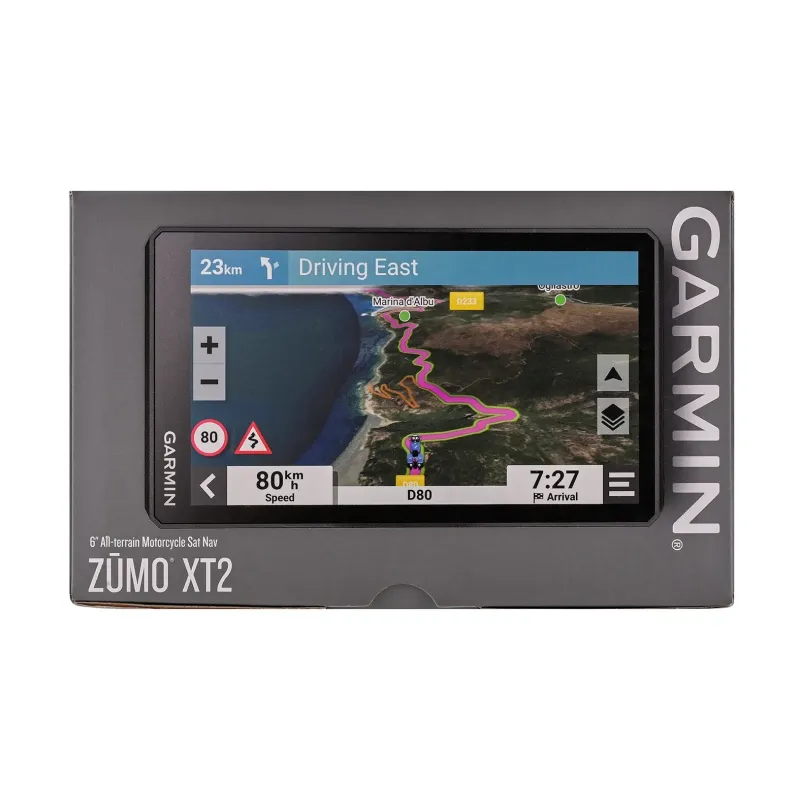 Garmin ZUMO XT2 MT-S navigator Handheld/Fixed 15.2 cm (6") Touchscreen 340 g Black