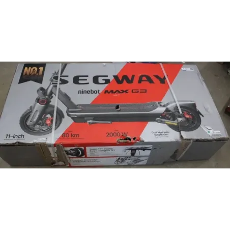 SALE OUT. Ninebot by Segway eKickScooter MAX G3 E Segway MAX G3 E eKickScooter 2000 W Up to 25 km/h 11 " |