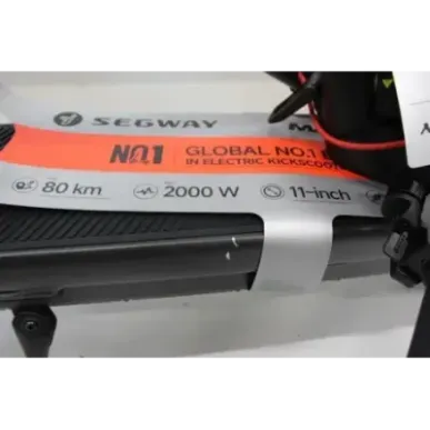 SALE OUT. Ninebot by Segway eKickScooter MAX G3 E Segway MAX G3 E eKickScooter 2000 W Up to 25 km/h 11 " |