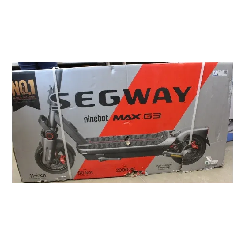 SALE OUT. Ninebot by Segway eKickScooter MAX G3 E Segway MAX G3 E eKickScooter 2000 W Up to 25 km/h 11 " |