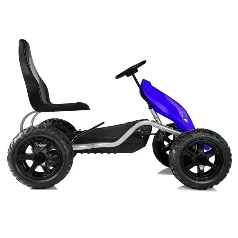 Pedal Gokart B012 Inflatable Wheels Blue