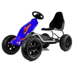 Pedal Gokart B012 Inflatable Wheels Blue