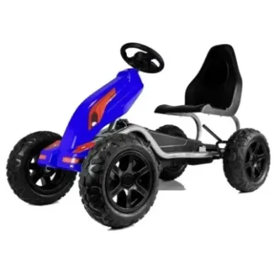 Pedal Gokart B012 Inflatable Wheels Blue