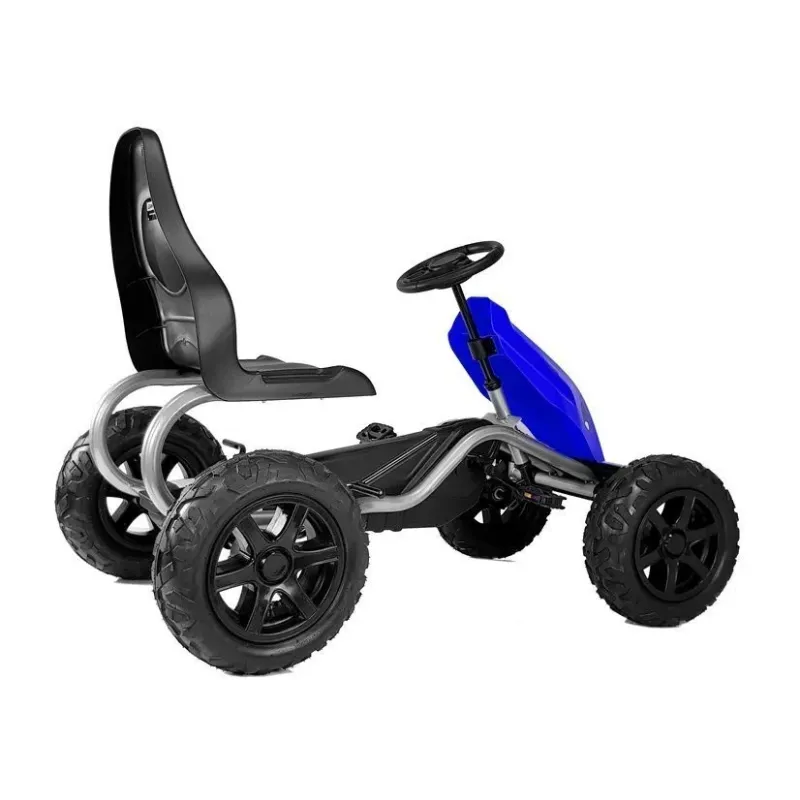 Pedal Gokart B012 Inflatable Wheels Blue