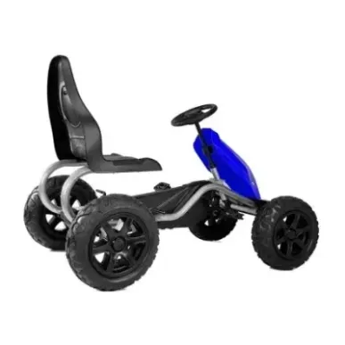 Pedal Gokart B012 Inflatable Wheels Blue