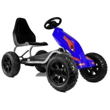 Pedal Gokart B012 Inflatable Wheels Blue