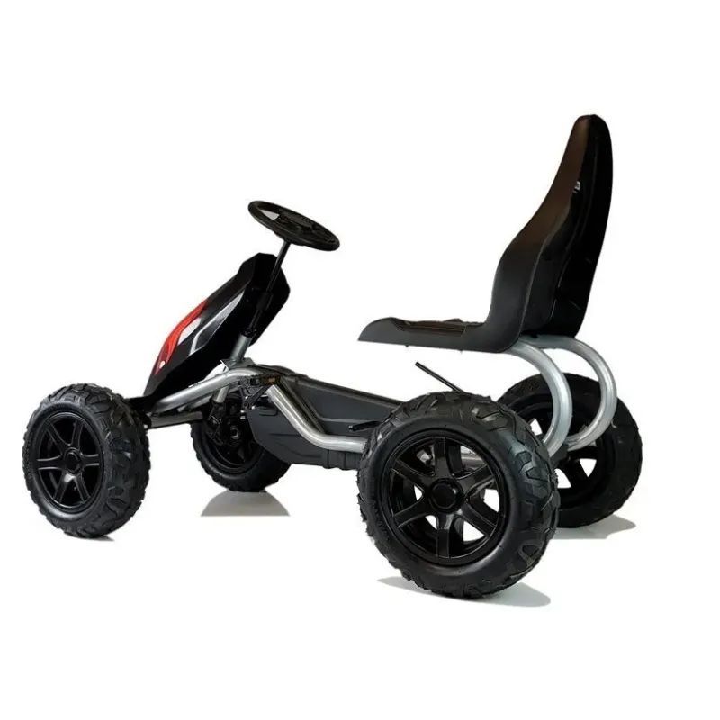 Gokart B012 Inflatable Tires Black