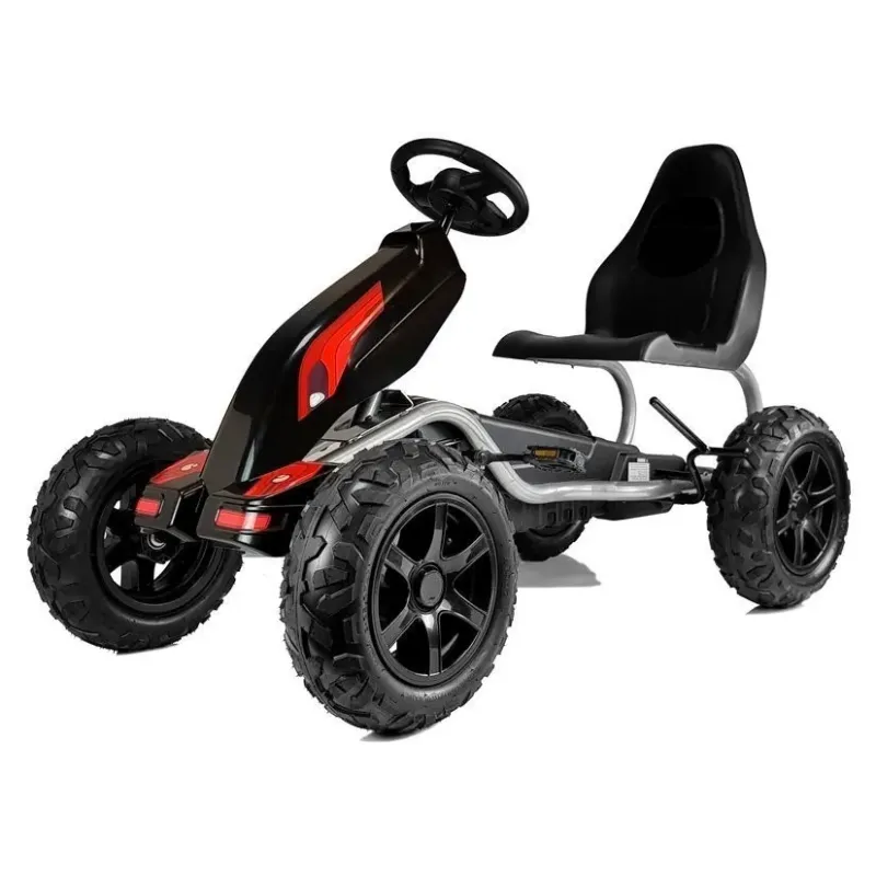 Gokart B012 Inflatable Tires Black