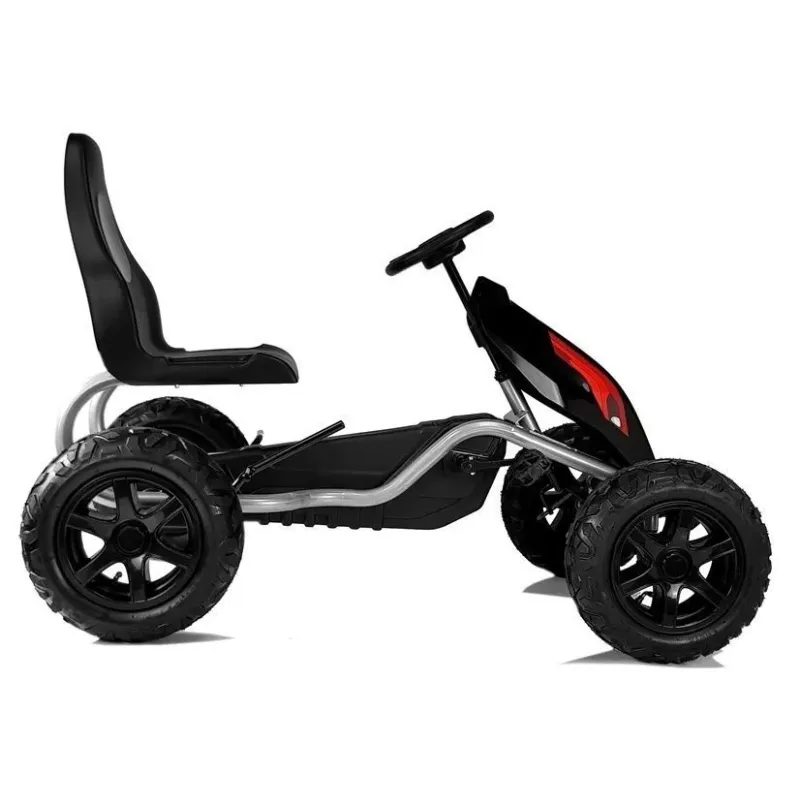 Gokart B012 Inflatable Tires Black