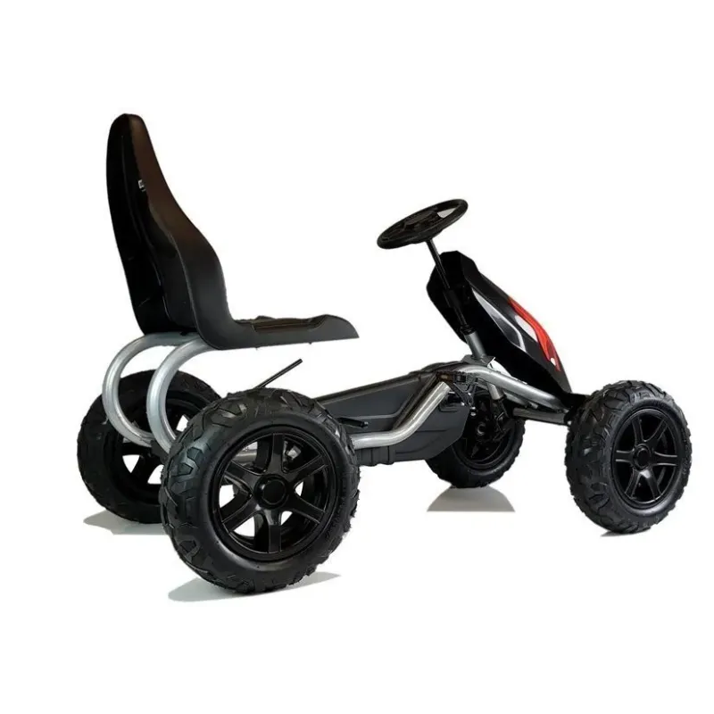 Gokart B012 Inflatable Tires Black
