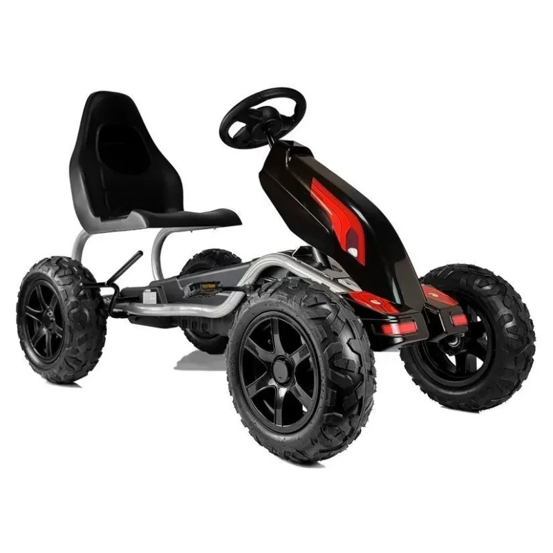 Gokart B012 Inflatable Tires Black