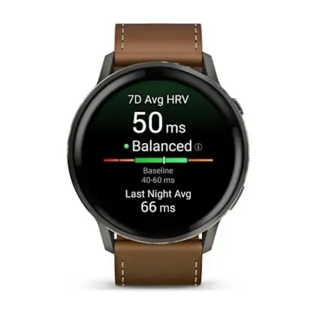Garmin Venu 4 3.56 cm (1.4") AMOLED 45 mm Digital 454 x 454 pixels Touchscreen Black Wi-Fi GPS (satellite)