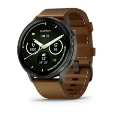 Garmin Venu 4 3.56 cm (1.4") AMOLED 45 mm Digital 454 x 454 pixels Touchscreen Black Wi-Fi GPS (satellite)