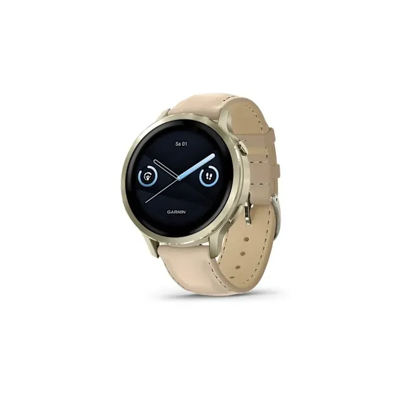 Garmin Venu 4 3.05 cm (1.2") AMOLED 41 mm Digital 390 x 390 pixels Touchscreen Gold Wi-Fi GPS (satellite)