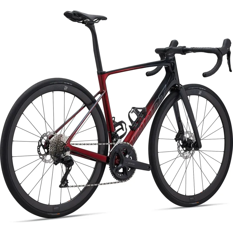 Road bike GIANT Defy Advanced Pro 2, Carbon/Sangria (M)