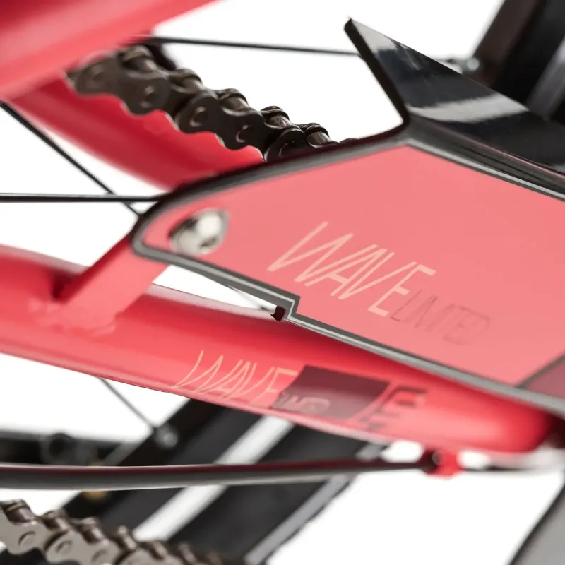 Children's bicycle S´COOL Wave Steel LTD, 24" coral/red