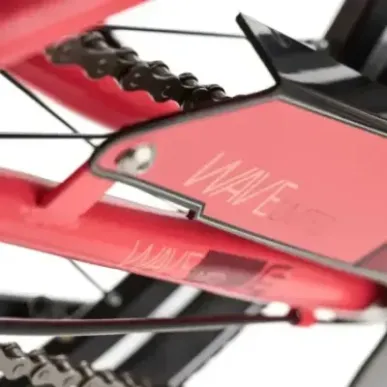 Children's bicycle S´COOL Wave Steel LTD, 24" coral/red