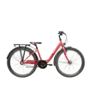 Youth bike S´COOL Wave Steel LTD, 26" coral/red