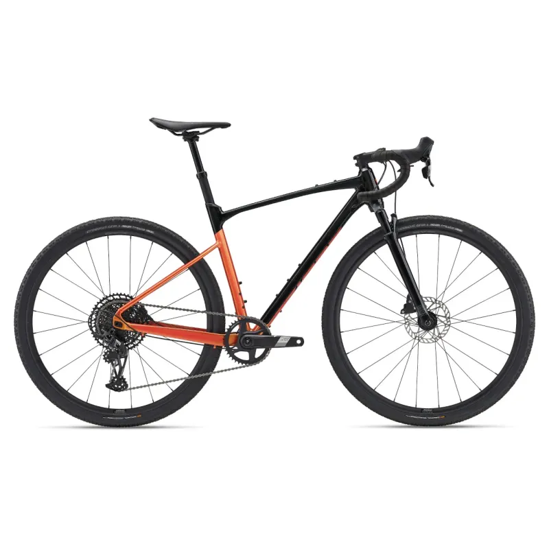 Gravel bike GIANT Revolt X 1, Panther/Helios Orange (M/L)