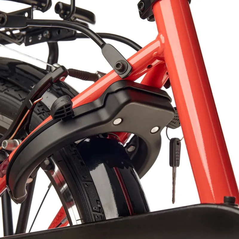 Children's bicycle S'COOL chiX, 20" Coral/Dark Red