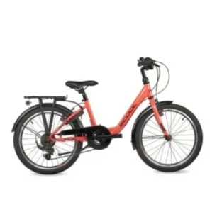 Children's bicycle S'COOL chiX, 20" Coral/Dark Red