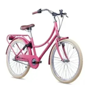 Children's bicycle S'COOL chiX Classic, 24" Berry/Beige