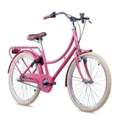 Children's bicycle S'COOL chiX Classic, 24" Berry/Beige