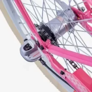 Children's bicycle S'COOL chiX Classic, 24" Berry/Beige